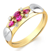 Anel de formatura em ouro 18k - Iris - Volpi Joias